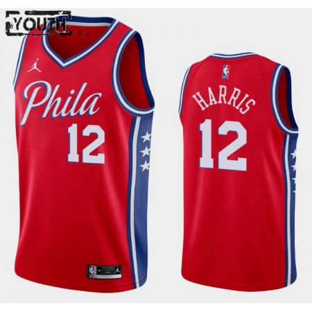 Maillot Basket Philadelphia 76ers Tobias Harris 12 2020-21 Jordan Brand Statement Edition Swingman - Enfant